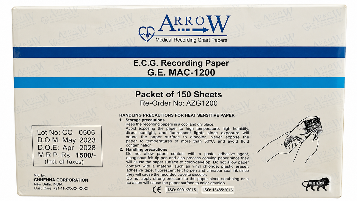 ECG PAPER A4 SIZE (150 SHEET)