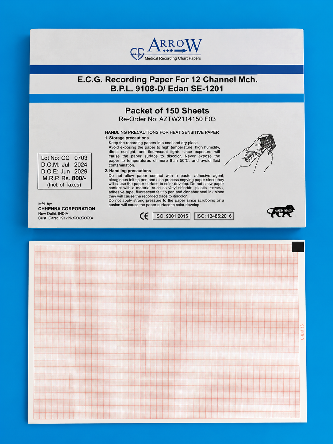 ECG PAPER FOR N.K. ECG