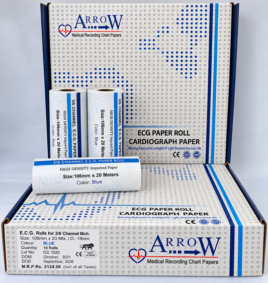 ECG ROLL (106 MM) BOX OF 10 PCS.